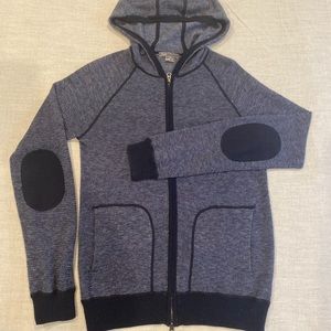 🔹Vince Navy Cashmere Zip Hoodie